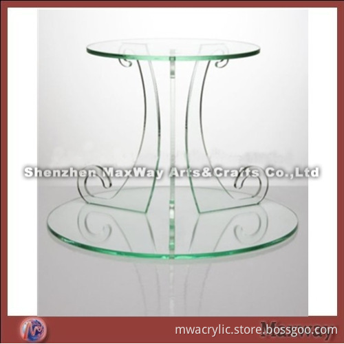 Shaped Carving Table Acrylic Food Stand
